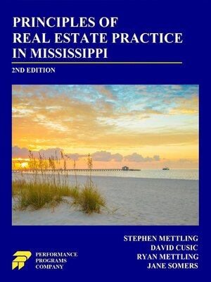 cover image of Principles of Real Estate Practice in Mississippi